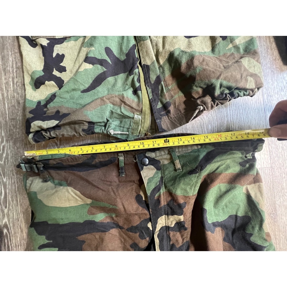 Amertex Military Chemical Protective Suit Mens Medium Woodland Camo Good Class 1 - Picture 7 of 9